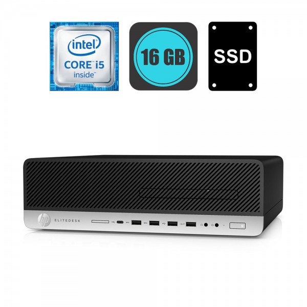 HP EliteDesk 800 G4 Core i5-8500, 16GB DDR4, 256GB SSD HP EliteDesk 800 G4 Core i5-8500, 16GB DDR4, 256GB SSD